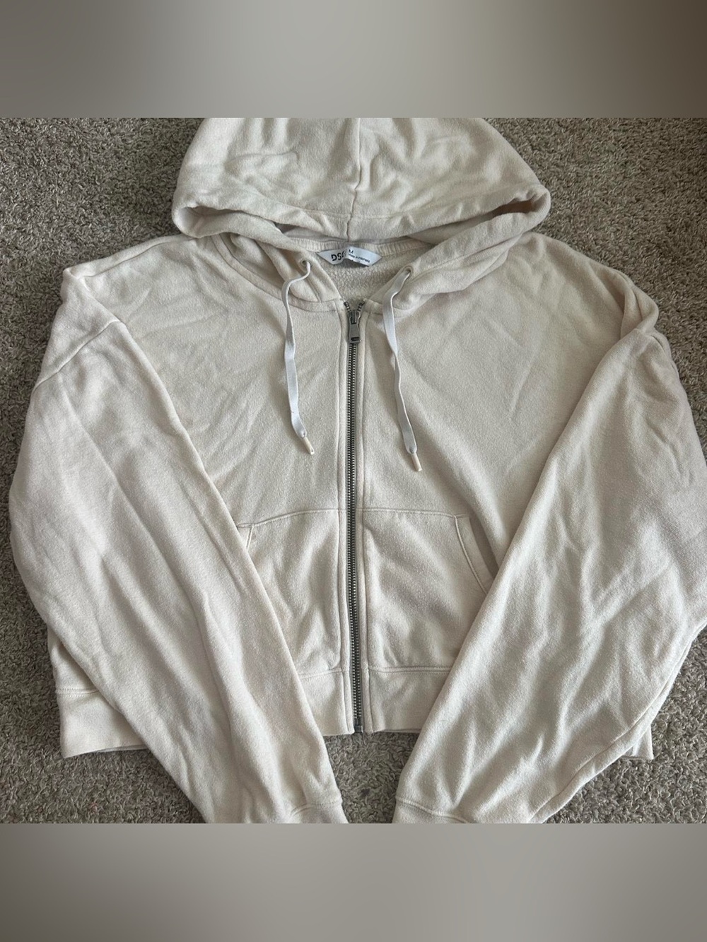 DSG Cropped Zip Up Hoodie